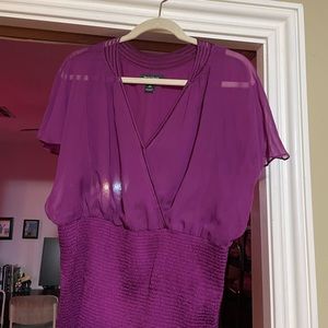 Beautiful blouse, smocked waist.